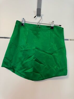 Green Mini Skirt